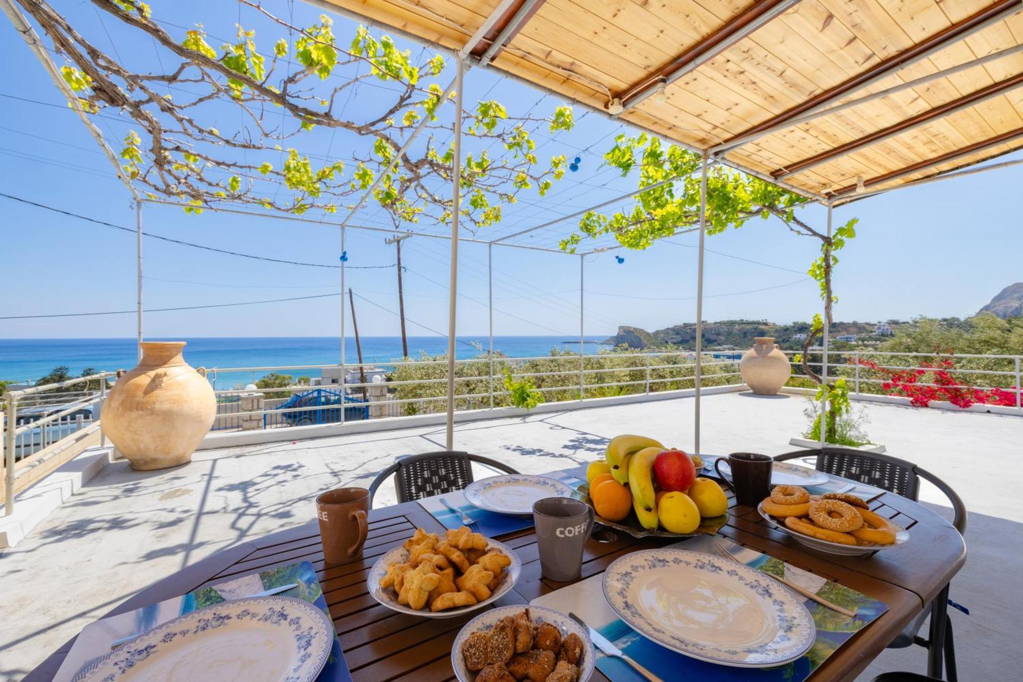 Endless Blue Stegna Villa Архангелос Екстериор снимка