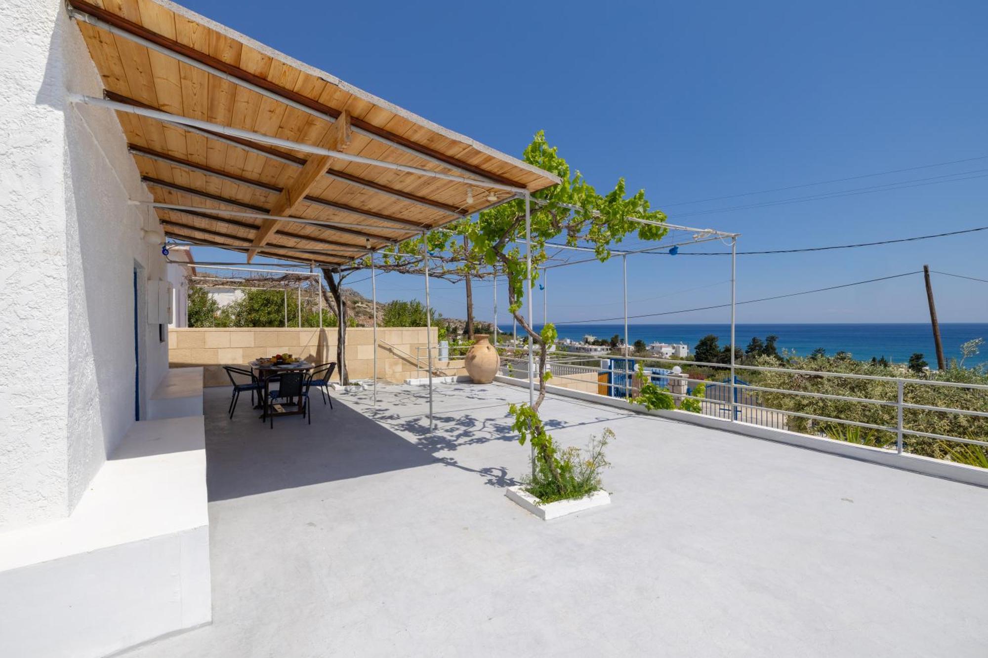 Endless Blue Stegna Villa Архангелос Екстериор снимка