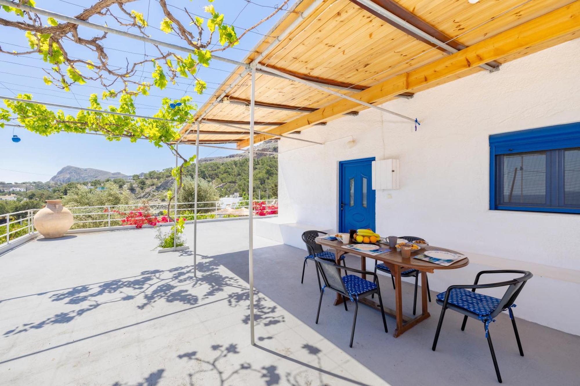 Endless Blue Stegna Villa Архангелос Екстериор снимка